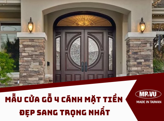 cua go 4 canh mat tien dep