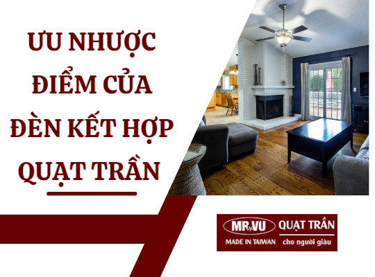 đèn kết hợp quạt trần