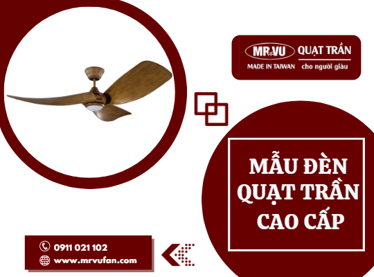 đèn quạt trần cao cấp