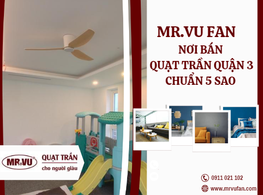 quạt trần quận 3