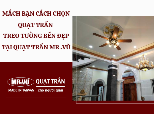 quat tran treo tuong