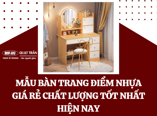 ban trang diem nhua